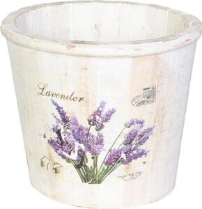 Dekoratívne vedro Lavender White 16 cm