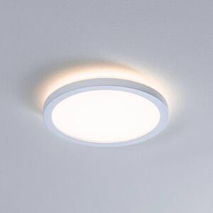 Paulmann LED panel Atria Shine, Ø 19 cm, biely, IP44, 3000 K, zapnutie/vypnutie, Biela / opálová, Pracovňa / Kancelária, Plast, Moderný, Závesné svietidlo