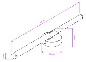 Brilagi - LED osvetlenie zrkadla do kúpeľne LARA LED/10W/230V IP44 zlatá