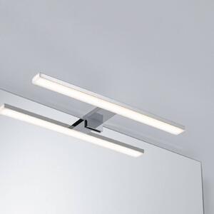 Paulmann LED zrkadlo svetlo Evie, chróm, 40 cm, IP44, Chrómová / strieborná, Kúpeľňa, Plast, Moderný, Nástenné svietidlo