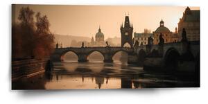 Sablio Obraz Praha Karlov most 1 - 110x50 cm