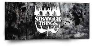 Sablio Obraz Stranger Things White - 110x50 cm