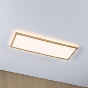 Paulmann LED panel Atria Shine 58 cm, drevo, IP44, 3000 K, zapnutie/vypnutie, Svetlé drevo, Pracovňa / Kancelária, Plast, Moderný, Stropné svetlo