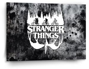 Sablio Obraz Stranger Things White - 90x60 cm