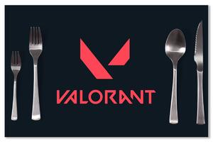 Sablio Prestieranie VALORANT Black: 40x30cm