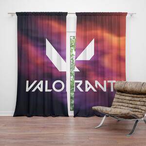 Sablio Záves VALORANT Glow: 2ks 140x250cm