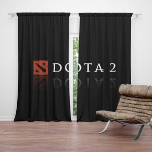 Sablio Záves DOTA 2 Čierna: 2ks 140x250cm