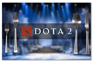 Sablio Prestieranie DOTA 2 Modrá: 40x30cm