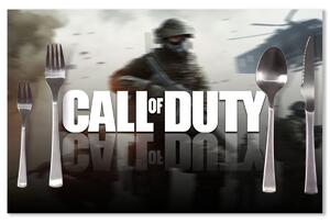 Sablio Prestieranie Call of Duty Vrtuľník: 40x30cm