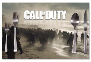 Sablio Prestieranie Call of Duty Normandia: 40x30cm