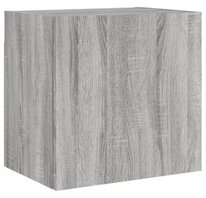 TV nástenná skrinka sivá sonoma 40,5x30x40 cm kompozitné drevo