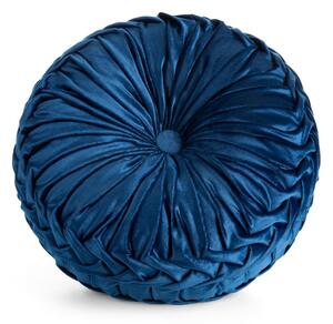 Dekorstudio Okrúhly vankúš VELVET95 v granátovej farbe - priemer 40cm