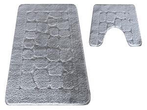 Sada kúpeľňových koberčekov Montana CLTSTONE sivá