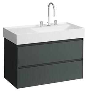 Kúpeľňová skrinka pod umývadlo Laufen Lani 880 x 450 x 515 mm, sivá traffic H4039621122661