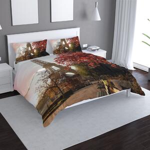 Sablio Obliečky Eiffelova veža a červený strom - 140x200 / 90x70