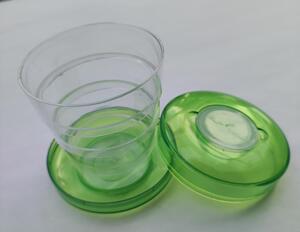 AB LINE 20363CS-Z - Pohárik skladací 0,15ml zelený