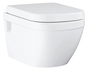 Wc s doskou softclose závesné Grohe EURO-CERAMIC alpská biela so zadným odpadom 39703000