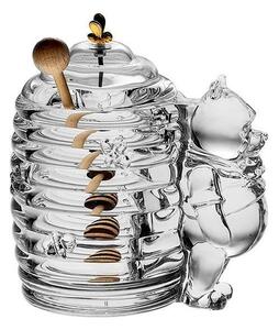 Crystalite Bohemia 8593403748478 - DOZA NA MED S MEDVEDIKOM 15cm / 370 ml