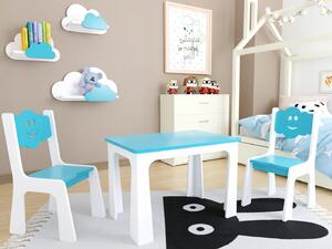 Vulpi Detská stolička so stolíkom Obláčik Farba: modrá