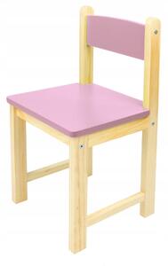 Vulpi Zostava do detskej izby - stôl + stoličky Farba: ružová