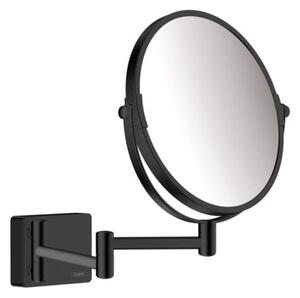 Kozmetické zrkadielko Hansgrohe AddStoris sklopné vo farbe matná čierna 41791670