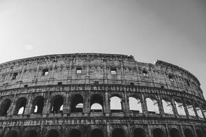 Fototapeta Koloseum v čiernobielom prevedení