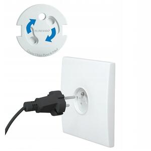 Vulpi Poistka elektrickej zásuvky, otvárateľná bez kľúča 10 ks