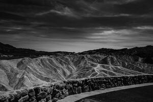 Fototapeta čiernobiely Národný park Death Valley