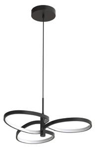 LED luster na lanku RIBBON LED/25W/230V 4000K čierny