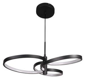 LED luster na lanku RIBBON LED/25W/230V 4000K čierny