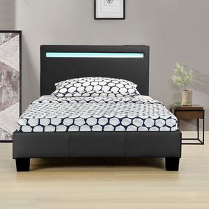Čalúnená posteľ Verona 90 x 200 - čierna