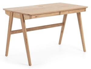 Pracovný stôl Kave Home Jakes Natural, 120 x 65 cm