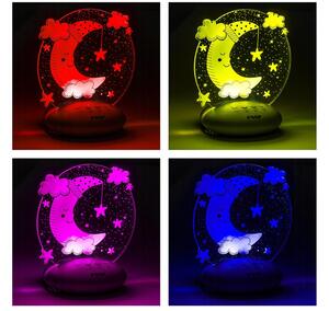 Nočná lampa Reer LED 7 farieb ColourLumy Sovička