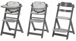 Drevená rastúca jedálenská stolička pre deti Timba Safety 1st Farba: sivá