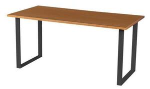 Kancelársky stôl Viva Square, 120 x 80 x 75 cm, rovné vyhotovenie, podnožie antracit, buk