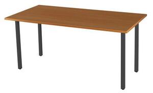 Kancelářské stoly Viva Standard, rovné provedení, podnoží antracit, buk