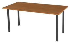 Kancelársky stôl Viva Standard, 120 x 80 x 75 cm, rovné vyhotovenie, podnožie antracit, buk