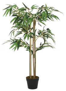 Umelý bambusový strom 380 listov 80 cm zelený