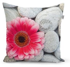 Sablio Vankúš Gerbera na kameňoch - 40x40 cm