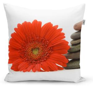 Sablio Vankúš Gerbera s kameňmi - 40x40 cm
