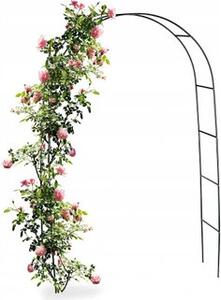 Klenutá záhradná pergola pre ružové popínavé rastliny 240 cm