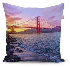 Sablio Vankúš Golden Gate 5 - 50x50 cm