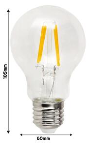 BERGE LED žiarovka E27 A60 6W neutrálna biela