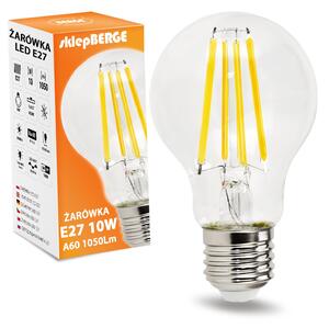BERGE LED žiarovka E27 A60 10W neutrálna biela