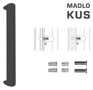 MPkovania FT - MADLO kód K40 40x20 mm SP ks Rozteč madla: 350 mm, Rozmer profilu madla: 40x20 mm, Dĺžka: 370 mm