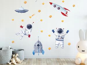 Vulpi Detské samolepky na stenu Kosmos 100x50 cm