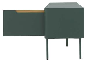 MUZZA TV stolík witis 141,5 x 51 cm zelený