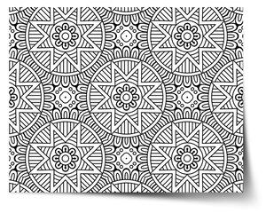 Sablio Plagát Hviezdy mehendi - 60x40 cm