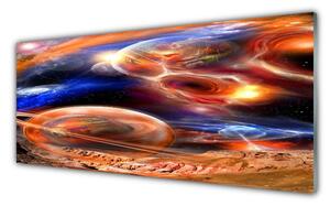 Nástenný panel  Abstrakcie vesmír 125x50 cm