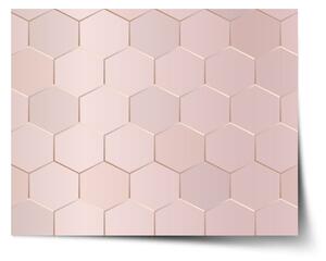 Sablio Plagát Rose gold - 60x40 cm